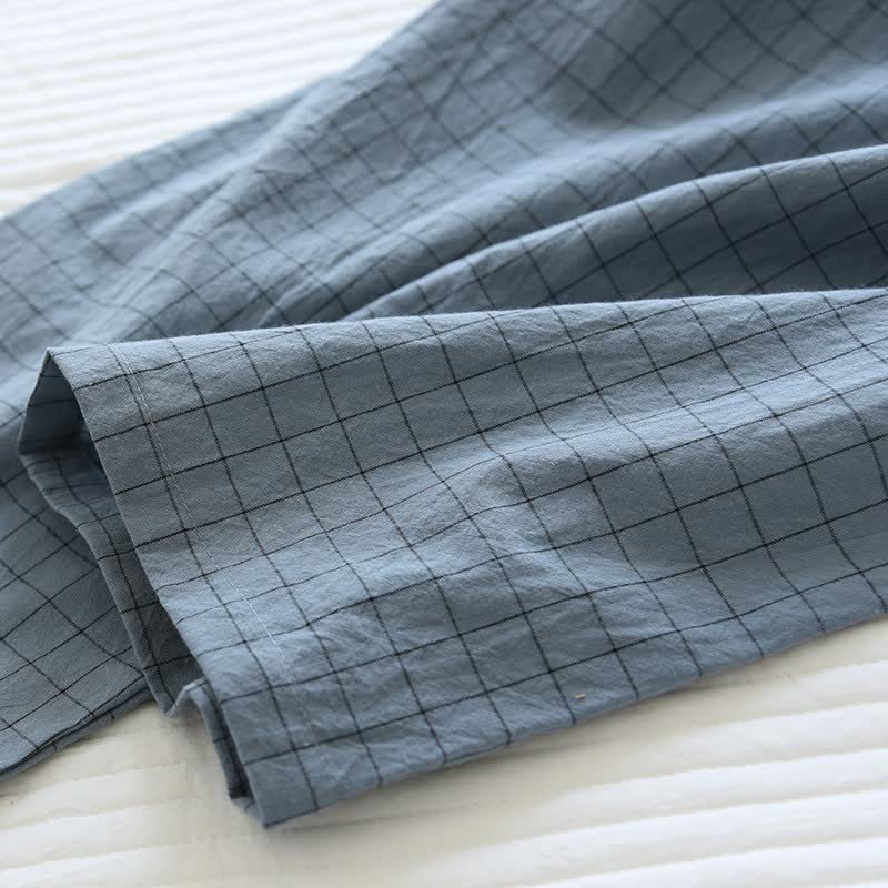 Pyjamas assortis en coton, style kimono, pour couples - image 5