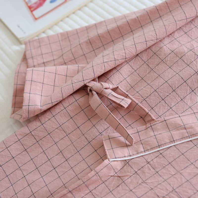 Pyjamas assortis en coton, style kimono, pour couples - image 13