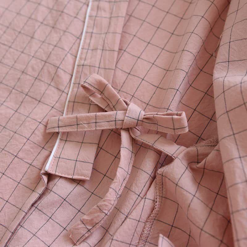 Pyjamas assortis en coton, style kimono, pour couples - image 14