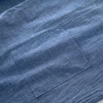 Pyjama unisexe à manches courtes en coton uni - image 11