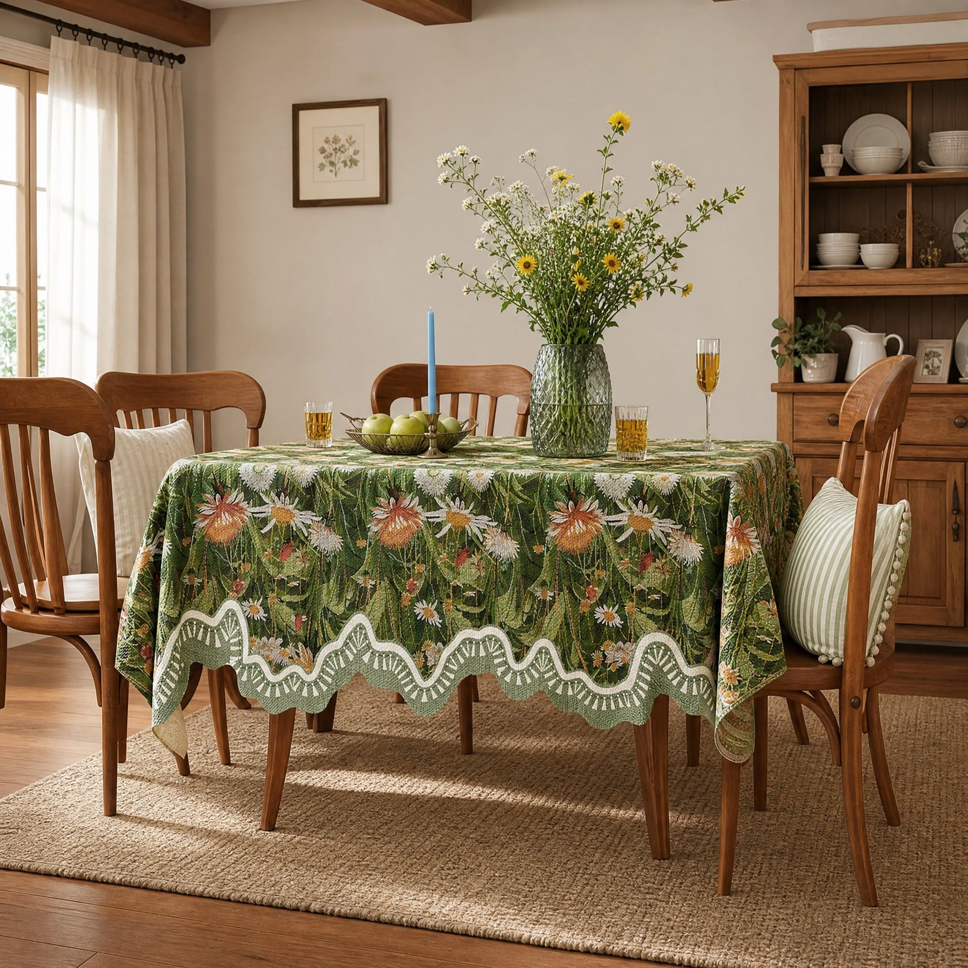 Nappe Ownkoti Woodland à motifs de fleurs sauvages et de marguerites - image 1