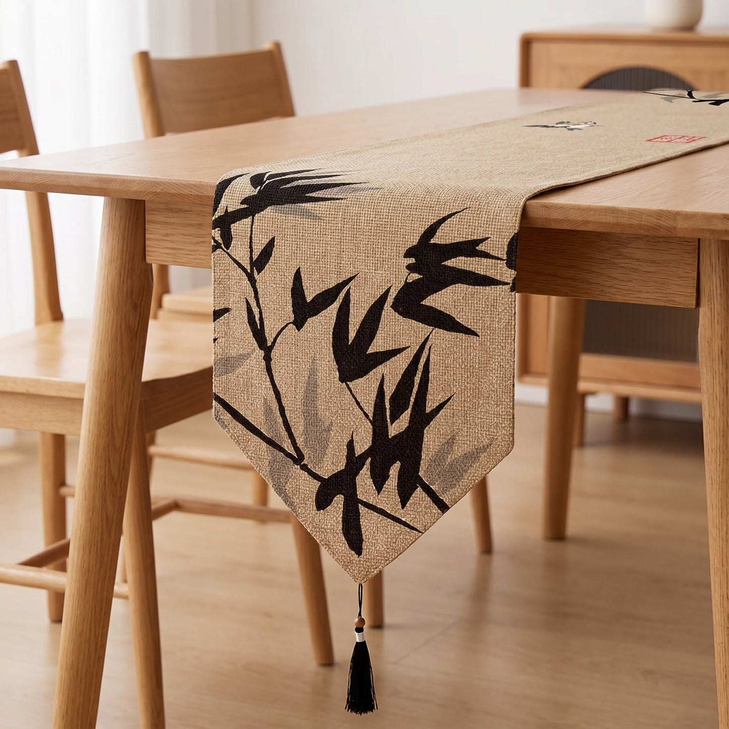 Chemin de table Ownkoti Ink-Wash Bamboo Charm - image 3