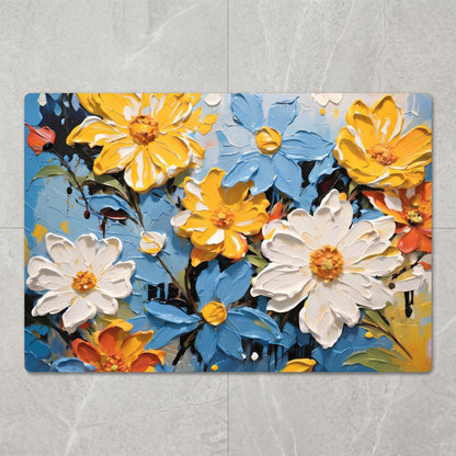 Tapis de salle de bain Ownkoti à motif floral impressionniste vibrant - image 1