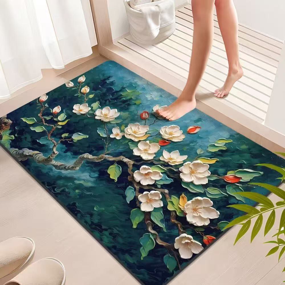 Tapis de salle de bain Ownkoti Impressionist Magnolia - 31" × 47" - image 0