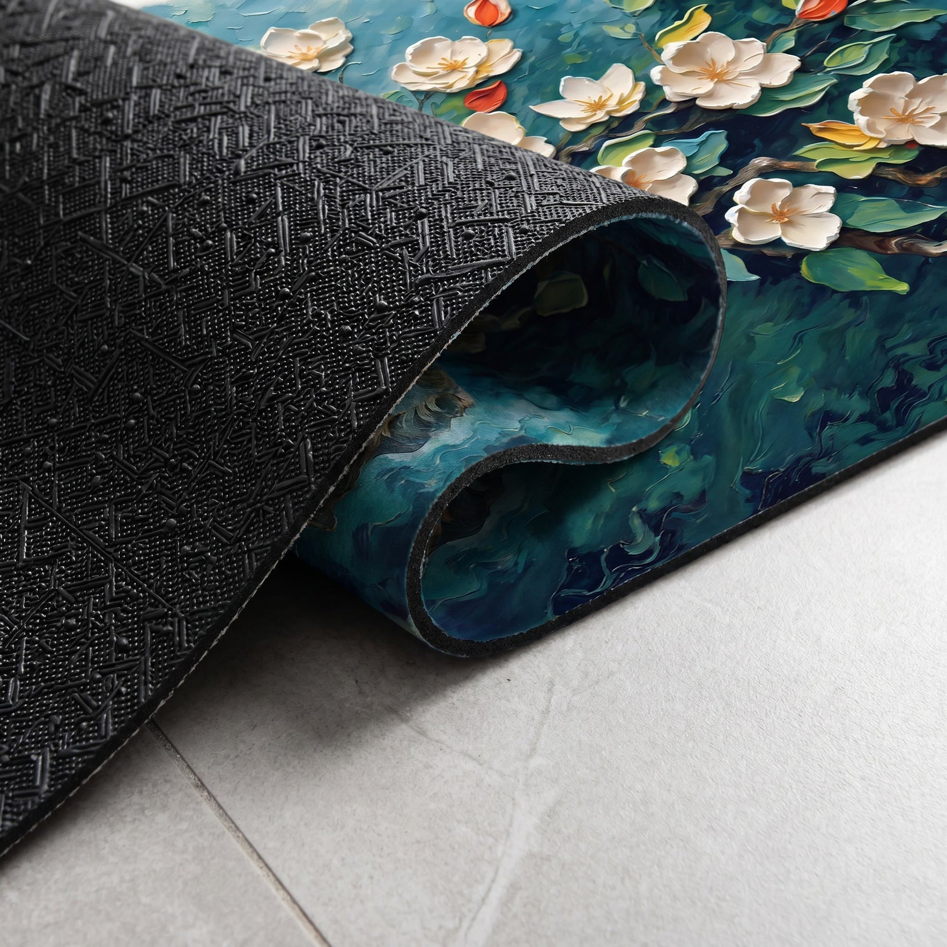 Tapis de salle de bain Ownkoti Impressionist Magnolia - image 3