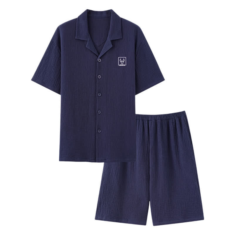 Ensemble de vêtements d'intérieur unisexes en gaze de coton Ownkoti - image 7