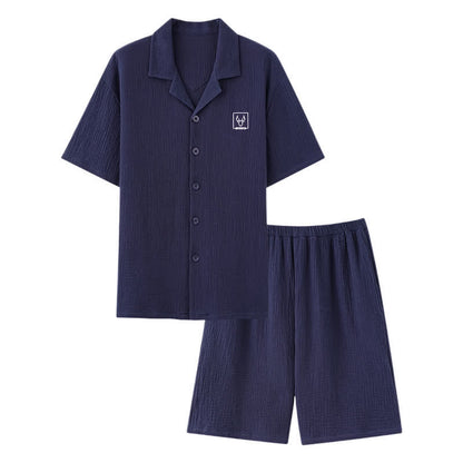 Ensemble de vêtements d'intérieur unisexes en gaze de coton Ownkoti - image 7
