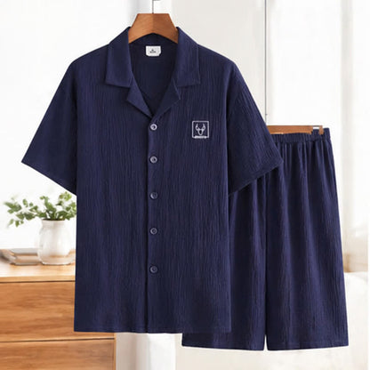 Ensemble de vêtements d'intérieur unisexes en gaze de coton Ownkoti - image 4