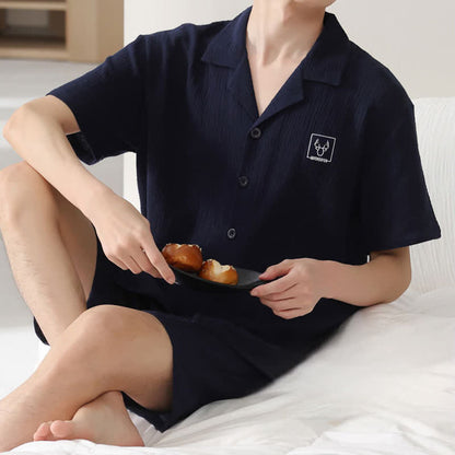 Ensemble de vêtements d'intérieur unisexes en gaze de coton Ownkoti - image 1