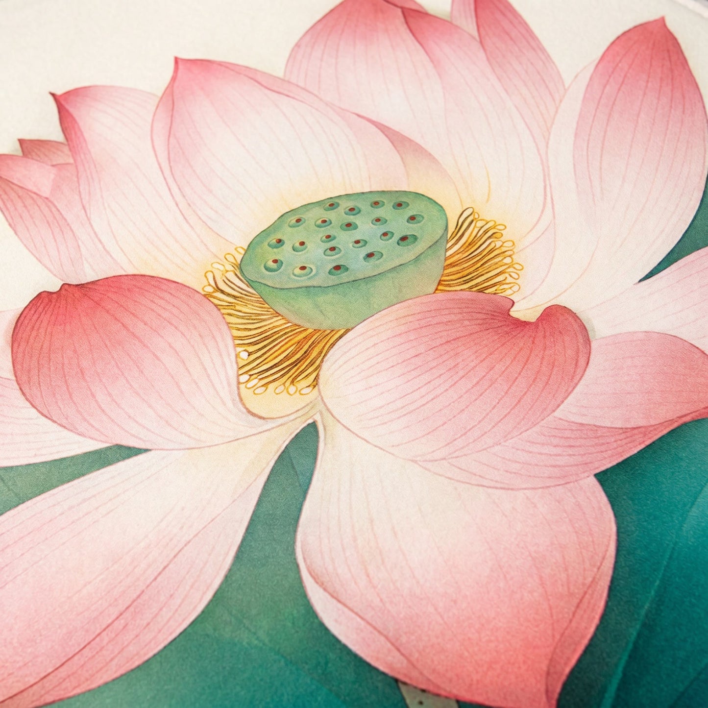Tapis de bain à motif floral de lotus oriental Ownkoti - image 4