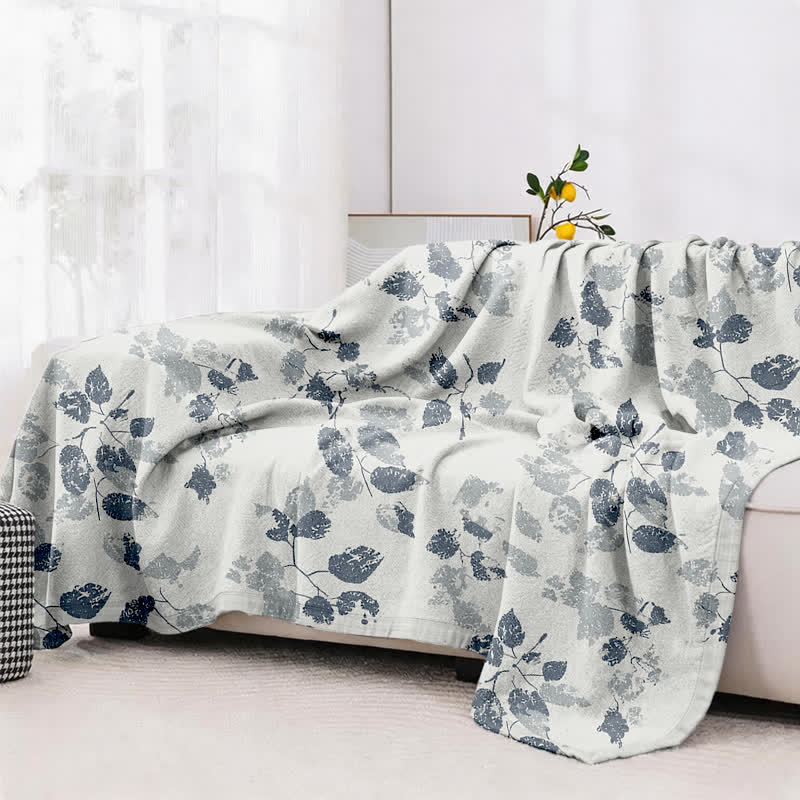 Couette en gaze de coton à imprimé feuilles bohème Ownkoti - image 4