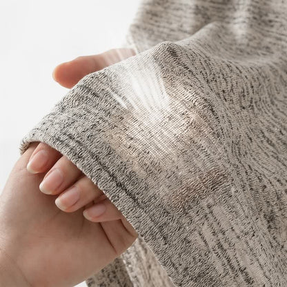 Ensemble de vêtements d'intérieur à boutons en coton chiné Ownkoti - image 7