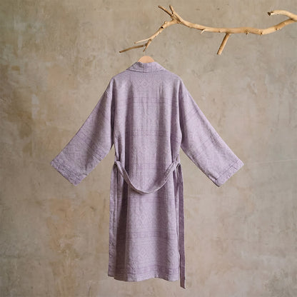 Kimono en coton à imprimé géométrique ethnique Ownkoti - image 10