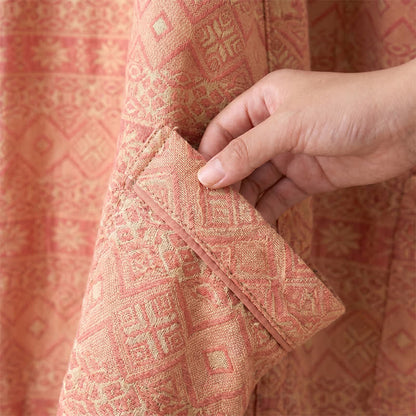 Kimono en coton à imprimé géométrique ethnique Ownkoti - image 6