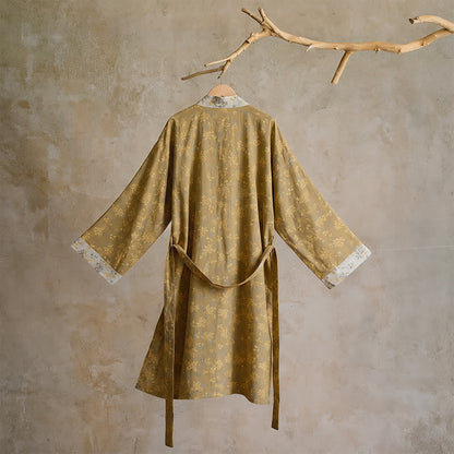 Kimono réversible en coton à motif floral Ownkoti - image 2