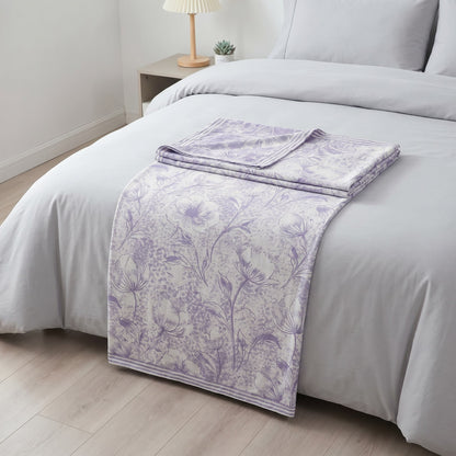 Couette en gaze de coton à motif floral multicolore Ownkoti - image 1