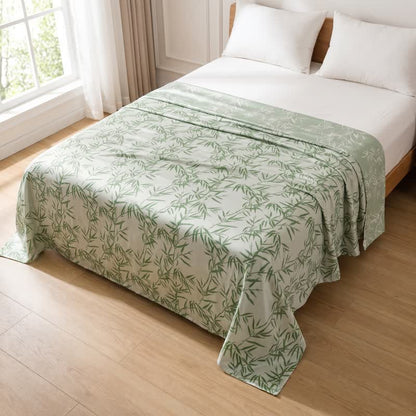 Couette en fibre de bambou Ownkoti multicolore à feuilles de bambou - image 1