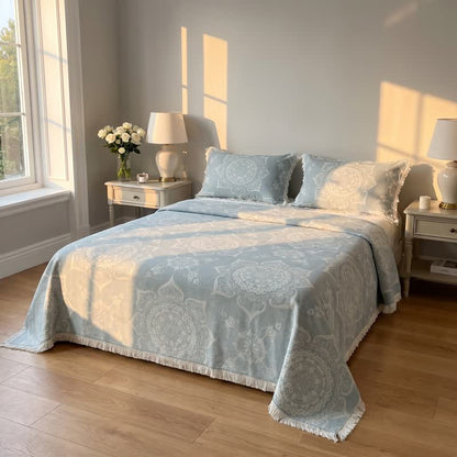 Couette en gaze de coton à motif mandala multicolore Ownkoti - image 1