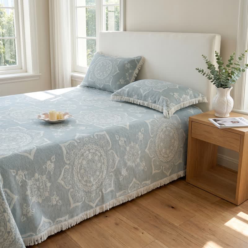 Couette en gaze de coton à motif mandala multicolore Ownkoti - image 2