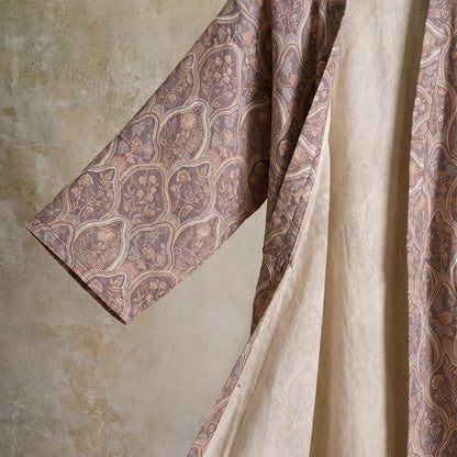 Peignoir kimono bohème vintage en gaze de coton - image 6