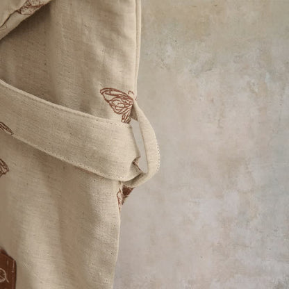 Peignoir kimono élégant en coton à motif papillon - image 16