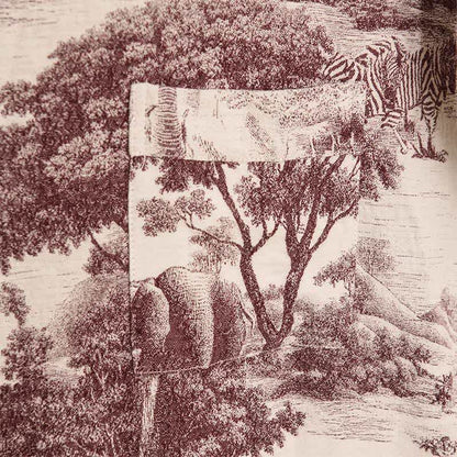 Peignoir kimono en coton à imprimé toile de Jouy - image 15