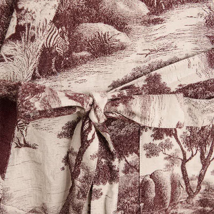 Peignoir kimono en coton à imprimé toile de Jouy - image 16