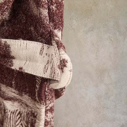 Peignoir kimono en coton à imprimé toile de Jouy - image 19