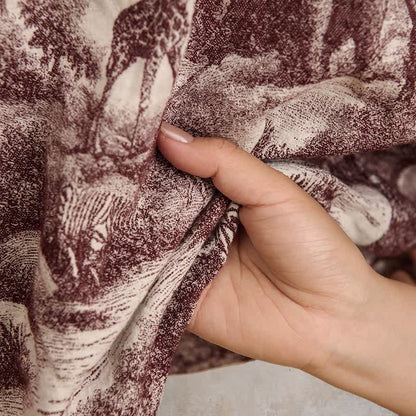 Peignoir kimono en coton à imprimé toile de Jouy - image 18