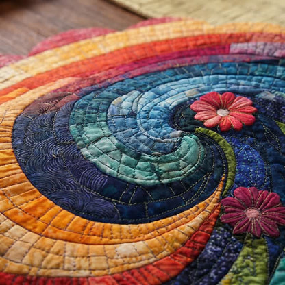 Set de table Ownkoti Rainbow Swirl Boho en polyester - image 4