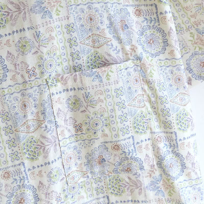 Kimono ethnique vintage en coton à motif floral Ownkoti - image 11