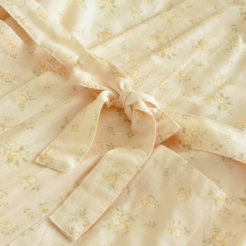 Kimono Ownkoti jaune en gaze de coton botanique - image 7