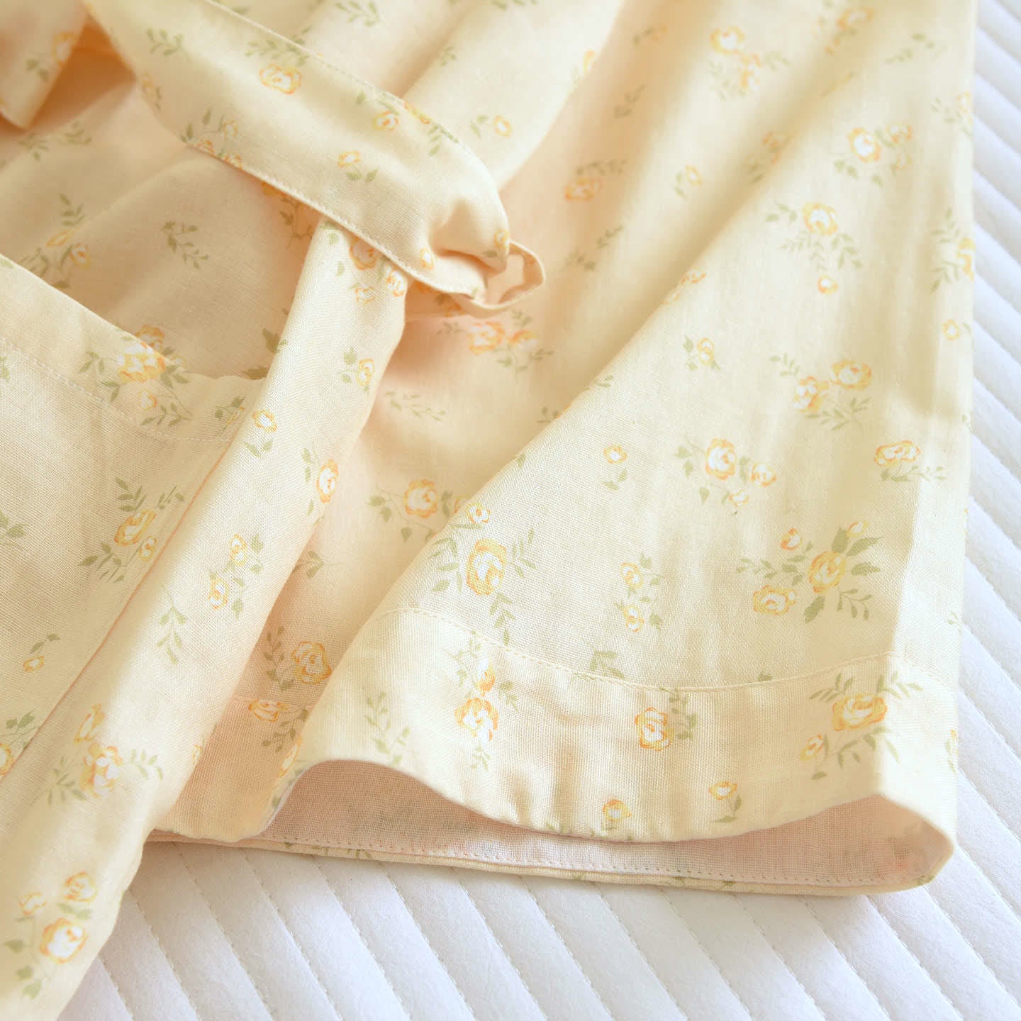 Kimono Ownkoti jaune en gaze de coton botanique - image 6