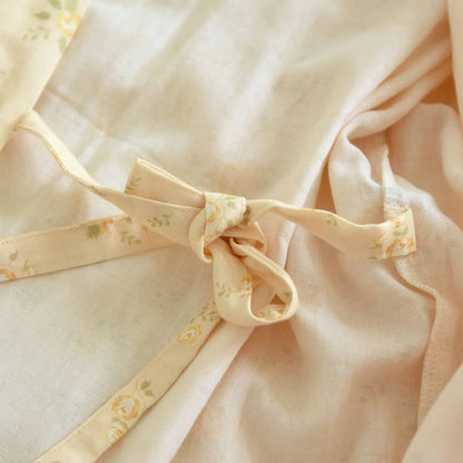 Kimono Ownkoti jaune en gaze de coton botanique - image 8