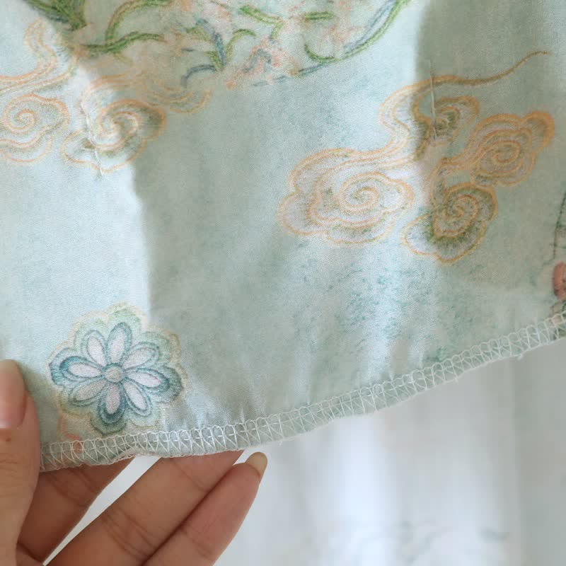 Pyjama traditionnel oriental pour femme à motifs floraux - image 7