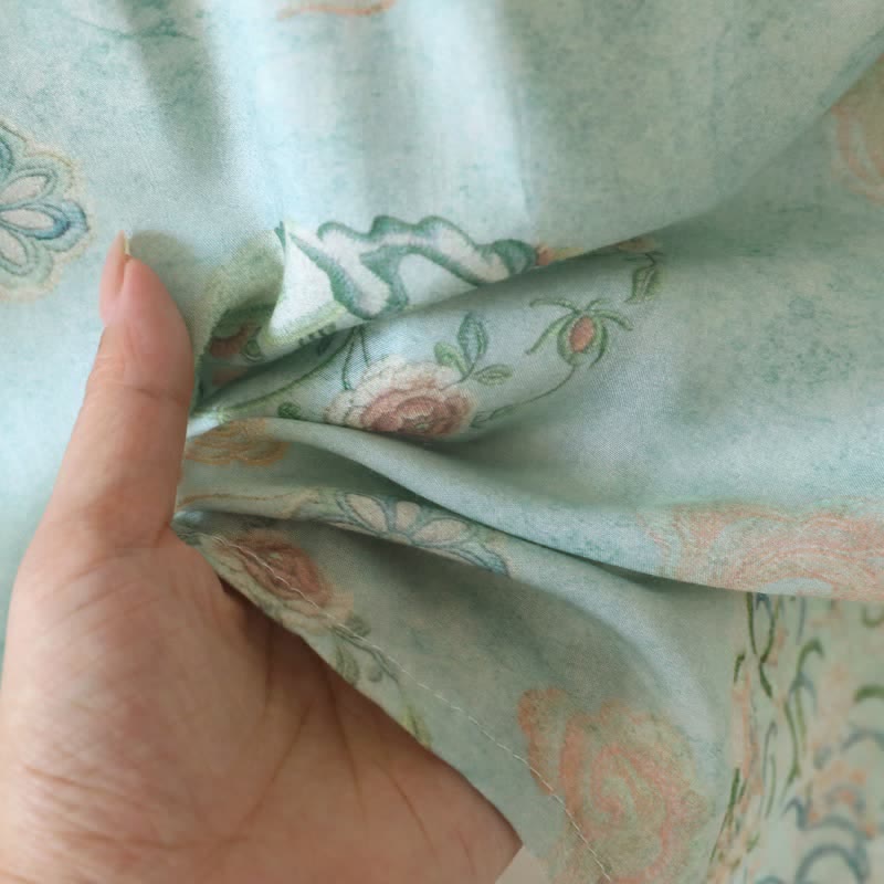Pyjama traditionnel oriental pour femme à motifs floraux - image 10