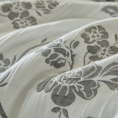Ensemble de literie réversible à motif de branches et de fleurs - image 15