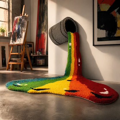 Tapis de sol en peluche Ownkoti Rainbow Waterfall - image 1
