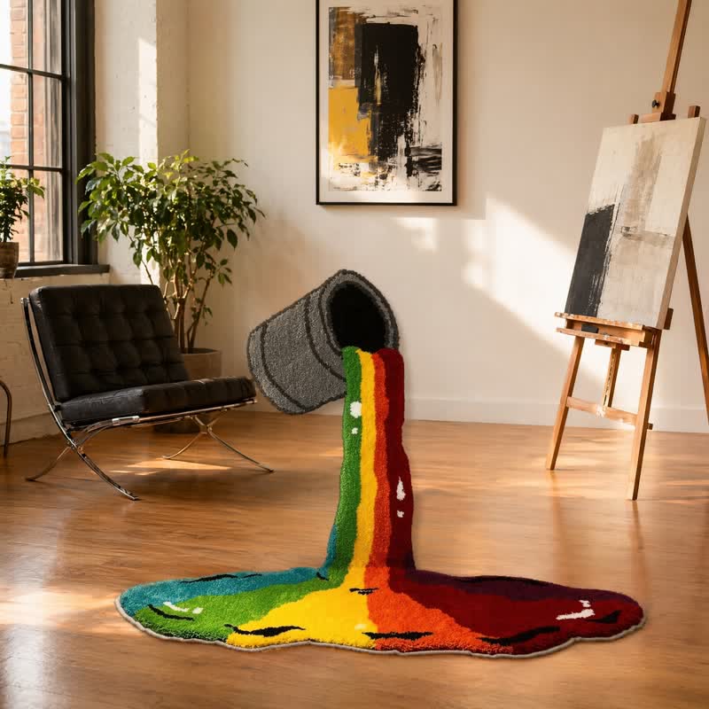 Tapis de sol en peluche Ownkoti Rainbow Waterfall - image 3