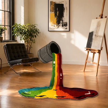 Tapis de sol en peluche Ownkoti Rainbow Waterfall - image 3