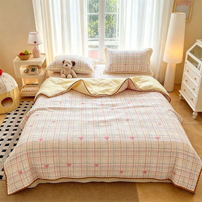 Ensemble de literie matelassé en polyester beige Ownkoti Sweetheart - Coloré - 19" x 29" - taies d'oreiller - image 0