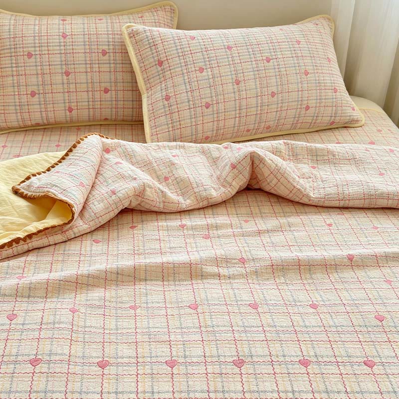 Ensemble de literie matelassé en polyester beige Ownkoti Sweetheart - image 2