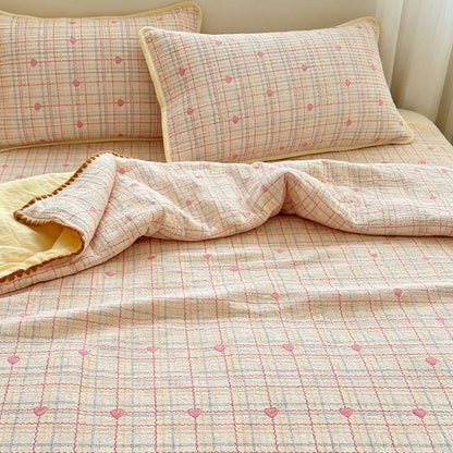 Ensemble de literie matelassé en polyester beige Ownkoti Sweetheart - image 2