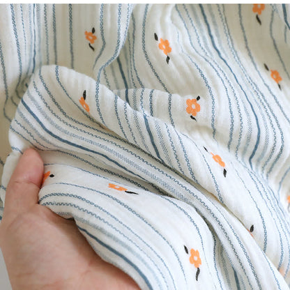 Chemise de nuit en coton doux et fleuri avec des volants - image 8