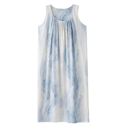 robe d'intérieur bleu clair sans manches et rembourrée - image 10