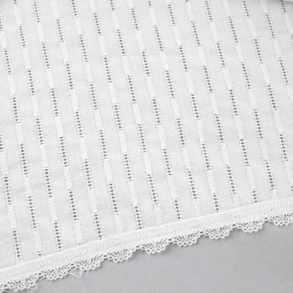 Robe d'intérieur en coton avec ceinture à nouer sur le devant - image 7