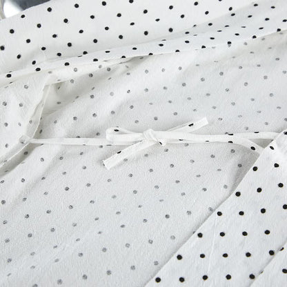 Ensemble pyjama kimono en coton à pois - image 6