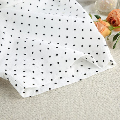 Ensemble pyjama kimono en coton à pois - image 4