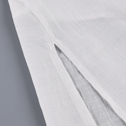 Robe d'intérieur unie avec fente latérale - image 6