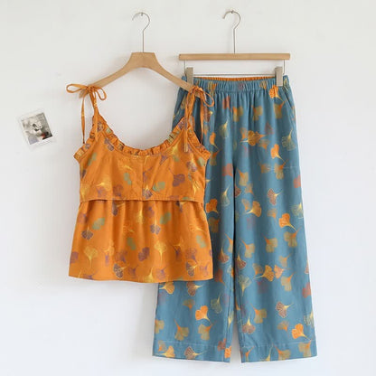 Ensemble pyjama Ginkgo avec débardeur et pantalon - image 1